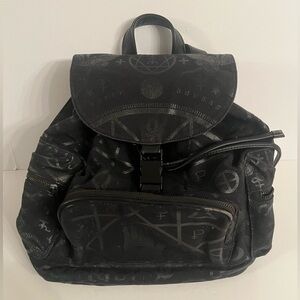 KILLSTAR Occult Sigil Canvas Backpack - Gothic Witchy Grunge Bag